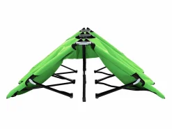 Tumbona plegable para 2 personas acero ES188362^