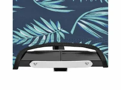 Tumbona plegable para 2 personas acero con estampado de hojas ES39360 Verde Sale