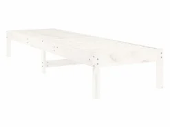 vidaxl Tumbonas 2 unidades madera maciza de pino 199,5x60x74 cm Blanco Clearance