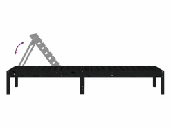 vidaxl Tumbona|Tumbonas 2 unidades madera maciza de pino 199,5x60x74 cm