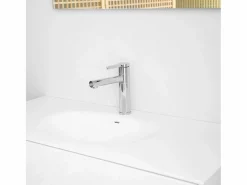 Essebagno Grifo|Ultrate grifo mezclador bajo cromado para lavabo
