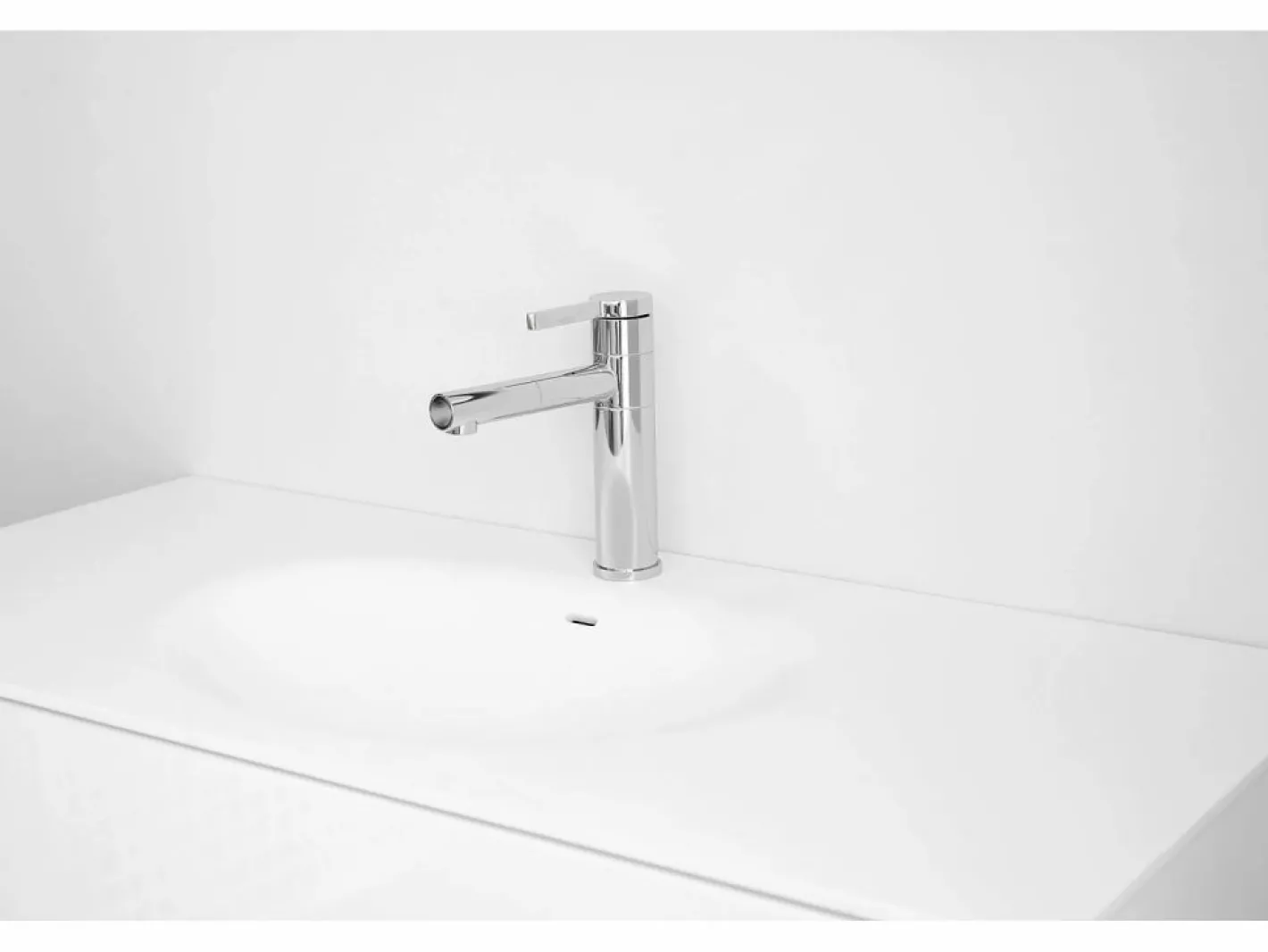 Essebagno Grifo|Ultrate grifo mezclador bajo cromado para lavabo