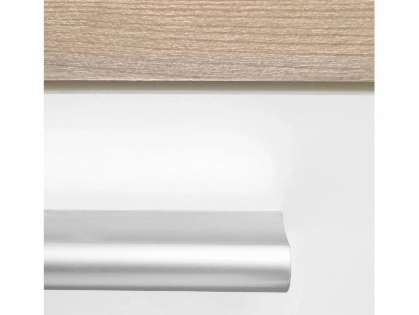 Cocina Completa|Unidad de cocina 160x84x60 cm aspecto madera roble blanco y gris