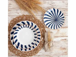 Vajilla Oceanika Bidasoa 18 piezas 6 servicios porcelana /marrón^ Best