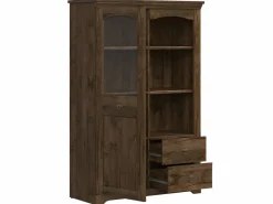 Petits-Meubles Vitrina Para Vajilla|Vajillero 1 puerta 2 cajones Noé Madera