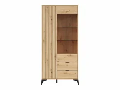 Petits-Meubles Vitrina Para Vajilla|Vajillero 2 puertas 2 cajones Mao Madera
