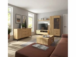 Petits-Meubles Vitrina Para Vajilla|Vajillero 2 puertas 2 cajones Mao Madera