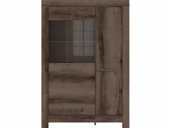 Vajillero 2 puertas Adam Madera oscura^Petits-Meubles