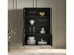 Petits-Meubles Vitrina Para Vajilla|Vajillero 4 puertas Manoé