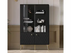 Petits-Meubles Vitrina Para Vajilla|Vajillero 4 puertas Manoé