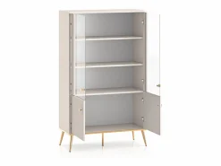 Vajillero 4 puertas Olivia Cachemira y Dorado^Petits-Meubles Discount