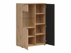 Vajillero bajo 2 puertas Ezra Madera^Petits-Meubles Online