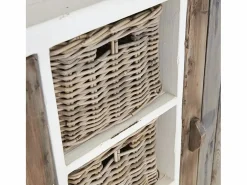 Vajillero de madera de pino reciclada maciza^BERAH GETAH