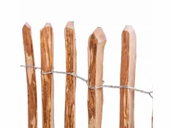 Valla de jardín madera de avellano 90x500 cm ES406758^ Clearance
