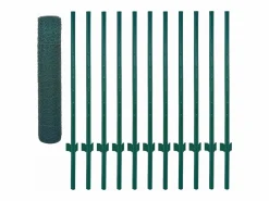 Valla de malla alambre con postes acero 25x0,75 m ES274589^ Outlet