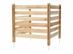 Valla de Privacidad de Madera SucceBuy, 3 Paneles, 91,4 x 91,4 cm para Aire Acondicionado Color natural claro Best