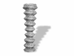 Valla de tela metálica acero galvanizado 25x1 m ES576885 Plateado Discount