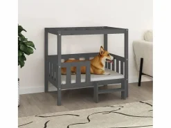 Garden Furniture Cama De Animales De Compañía|Varyn Cama para perros madera maciza de pino 95,5x73,5x90 cm
