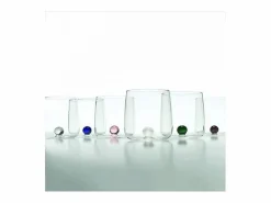 Vaso Bilia Zafferano de vidrio borosilicato, juego de 6 piezas, color gris^ Discount