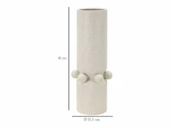 Jarrón|Vaso moderno de cerámica con acabado mate Bubbles
