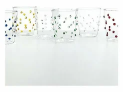 Vaso Zafferano para fiesta, color dorado y , 45 cl, juego de 6 unidades^ Outlet
