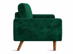 DripeX Sofá Escandinavo|Velvet y sofá de terciopelo sólido - 3 Lugares - Carga máxima de 300 kg - 176x78x85cm