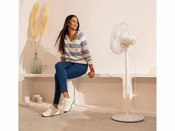 Ventilador Cecotec EnergySilence 535 2in1 altura regulable 40W 3 velocidades 115 cm Blanco New