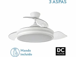 AKUNADECOR Plafón|Ventilador Dc Bayomo L Led Con Memoria De Color