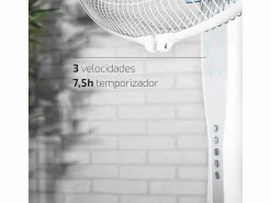 Ventilador de pie Cecotec EnergySilence 530 Power Connected 50W 5 aspas 110-130 cm Blanco Best