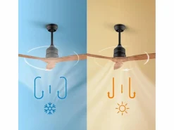 Aire Acondicionado, Ventilación|Ventilador de techo Cecotec EnergySilence Aero 5270 40W negro/madera Ø132 cm