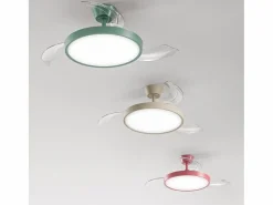 Ventilador de techo con luz Perenz 7196 R CT Arena - Ø 106 cm, 3 aspas, 6 velocidades, motor DC de 40 W, silencioso^ Hot