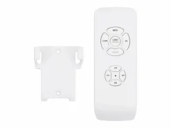 vidaxl Aire Acondicionado, Ventilación|Ventilador de techo con luz con mando marrón oscuro 108 cm