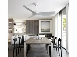 Ventilador de techo de 52" - Con control remoto de 6 velocidades - 3 aspas de ABS -^OKWISH Outlet