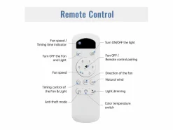 OKWISH Aire Acondicionado, Ventilación|Ventilador de techo de 42