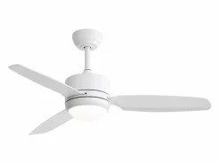 Aire Acondicionado, Ventilación|Ventilador de techo de 46 pulgadas con luces, 3 aspas de ABS, motor de CC de 6 velocidades, (116,8 x 116,8 x 54 cm)