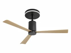 Ventilador de techo empotrable - 3 aspas ABS - con iluminación LED y mando a distancia - para dormitorio y salón^OKWISH Discount