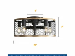 Ventilador de techo industrial 20