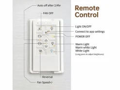 Aire Acondicionado, Ventilación|Ventilador de techo inteligente de 66