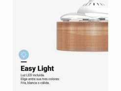 Ventilador de techo Jaloque 5042WFC Universal Blue 65W 4 aspas retráctiles marrón Marru00f3n New