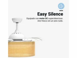 Aire Acondicionado, Ventilación|Ventilador de techo Jaloque 5042WR Universal Blue 65W mando a distancia