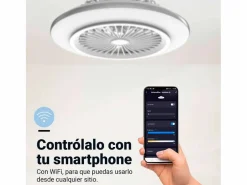 Ventilador de techo Kona 7050W Universal Blue 25W control WiFi Ø49 cm^ Hot