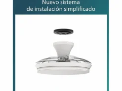 Philips Ventilador de techo Bliss 35W 3 aspas retráctiles mando a distancia Ø106 cm Blanco Discount