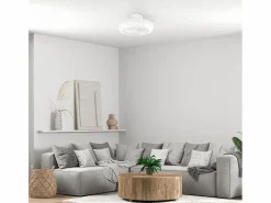 Basic Aire Acondicionado, Ventilación|Ventilador de techo Siroco 43W aspas reversibles con altavoz 3000lm Ø46 cm