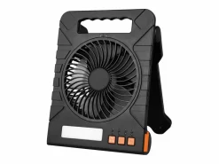 Ventilador Solar SucceBuy Portátil Recargable 10000 mAh con Iluminación LED, Panel Solar Plegable 4 W, 4 Velocidades, Temporizador, Alimentación USB^ Discount