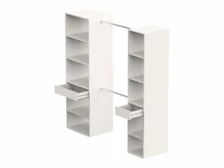 Vestidor abierto Cloe Mate 200x200x50 cm^