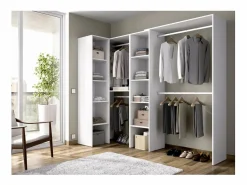 Armario Abierto, Vestidor|Vestidor de rincón Luz 2 color 228cm (ancho) 79.4 cm (fondo) 187 cm (alto)