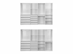 Sweeek Armario Abierto, Vestidor|Vestidor módulo de 4 elementos