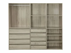 Vestidor módulo de 3 elementos natural^Sweeek Discount