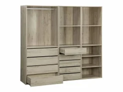 Vestidor módulo de 3 elementos natural^Sweeek Discount