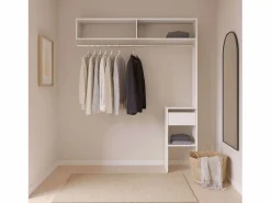 Vestidor Modular Abierto Custom Modulo F 4 Estantes y Barra 104X204 cm^ Best